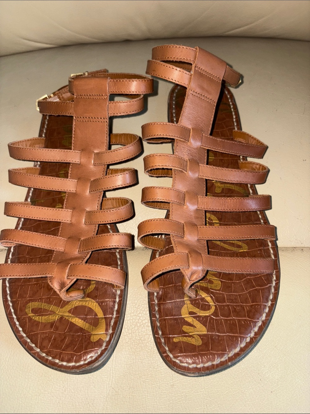 Sam Edelman Gilda Strappy Gladiator Sandals - Brown